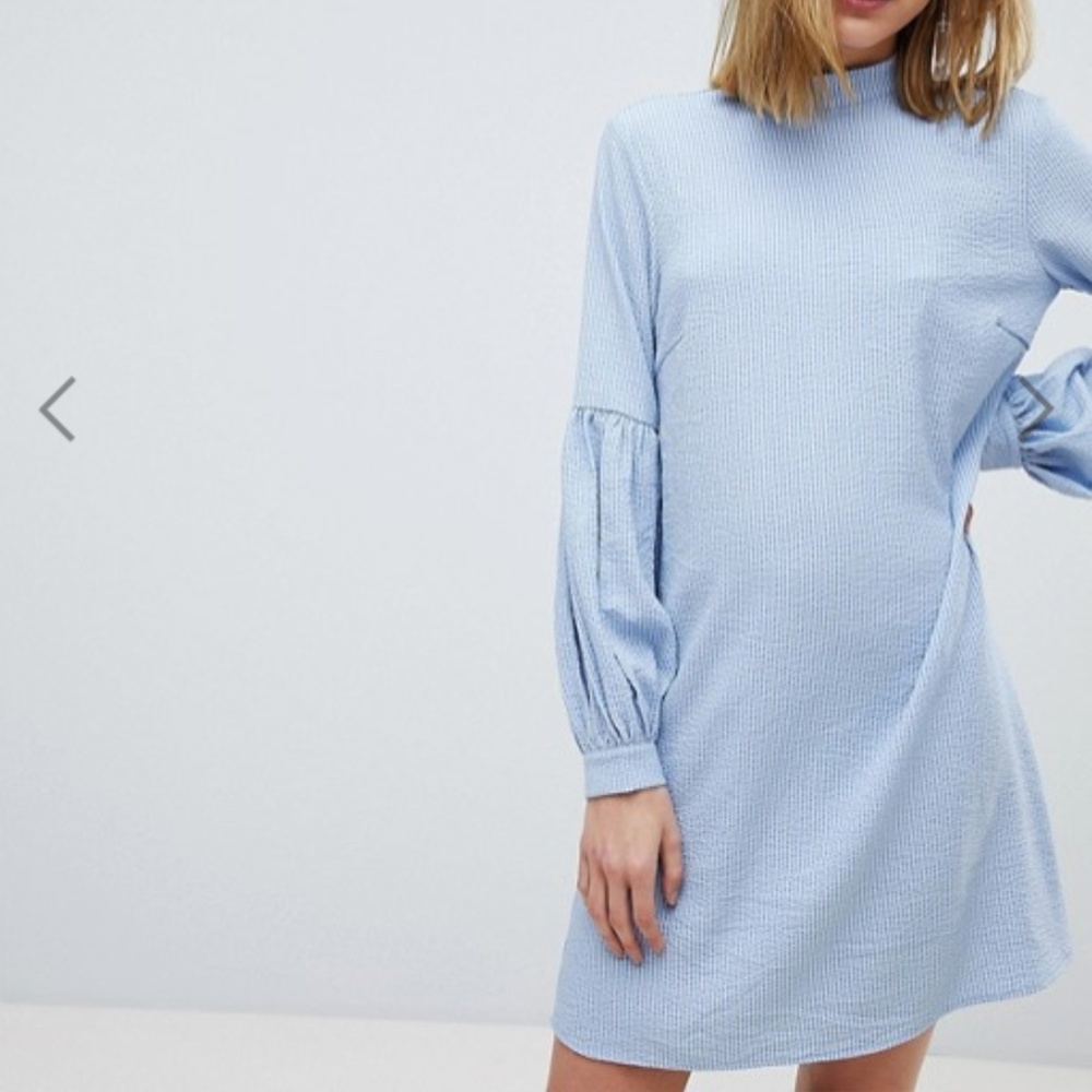 Powder Blue Shift Dress